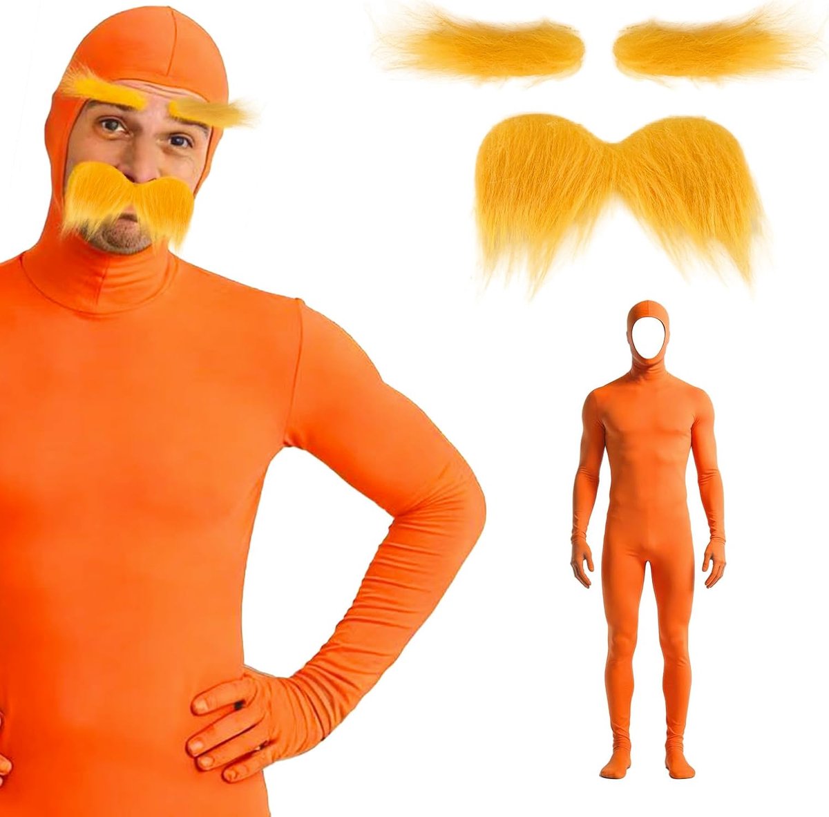 Full-body pak kostuum voor dames en heren, maat: L (170-180cm)