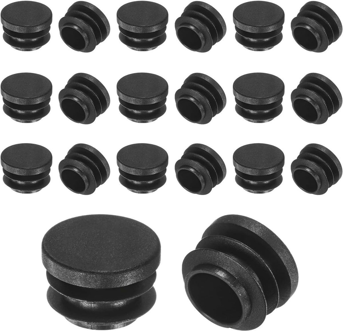 11/16" (17mm) ID Hole Plug - Ronde Plastic Eindkap voor Buizen - 50 Stuks - Duurzaam en Veelzijdig Gebruik