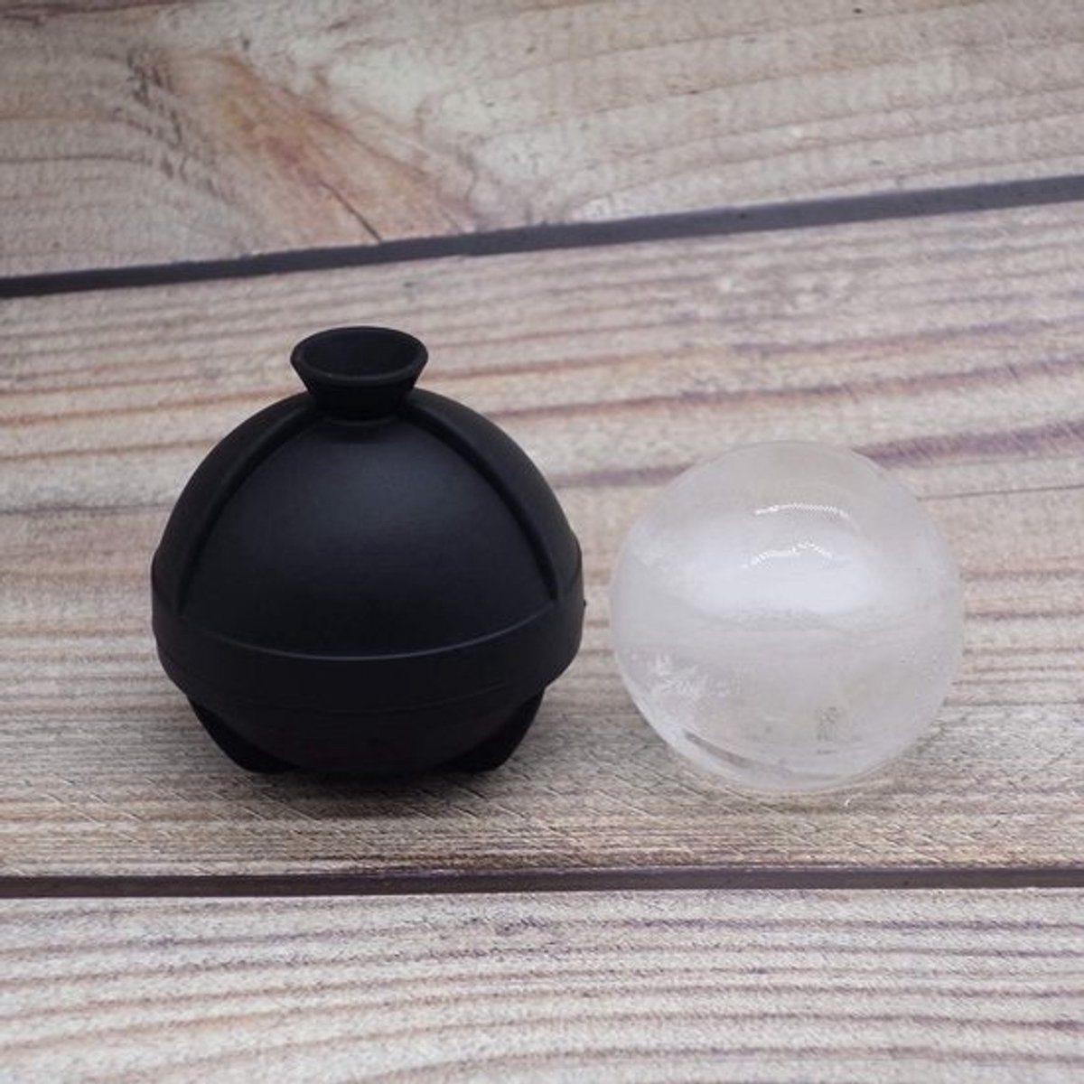 Bijgewerkte ijsbal schimmel bal, siliconen ijs ronde vormen grote fabrikant dienblad 6 x 6 cm, perfect voor whisky, cocktail en elke drank (6)
