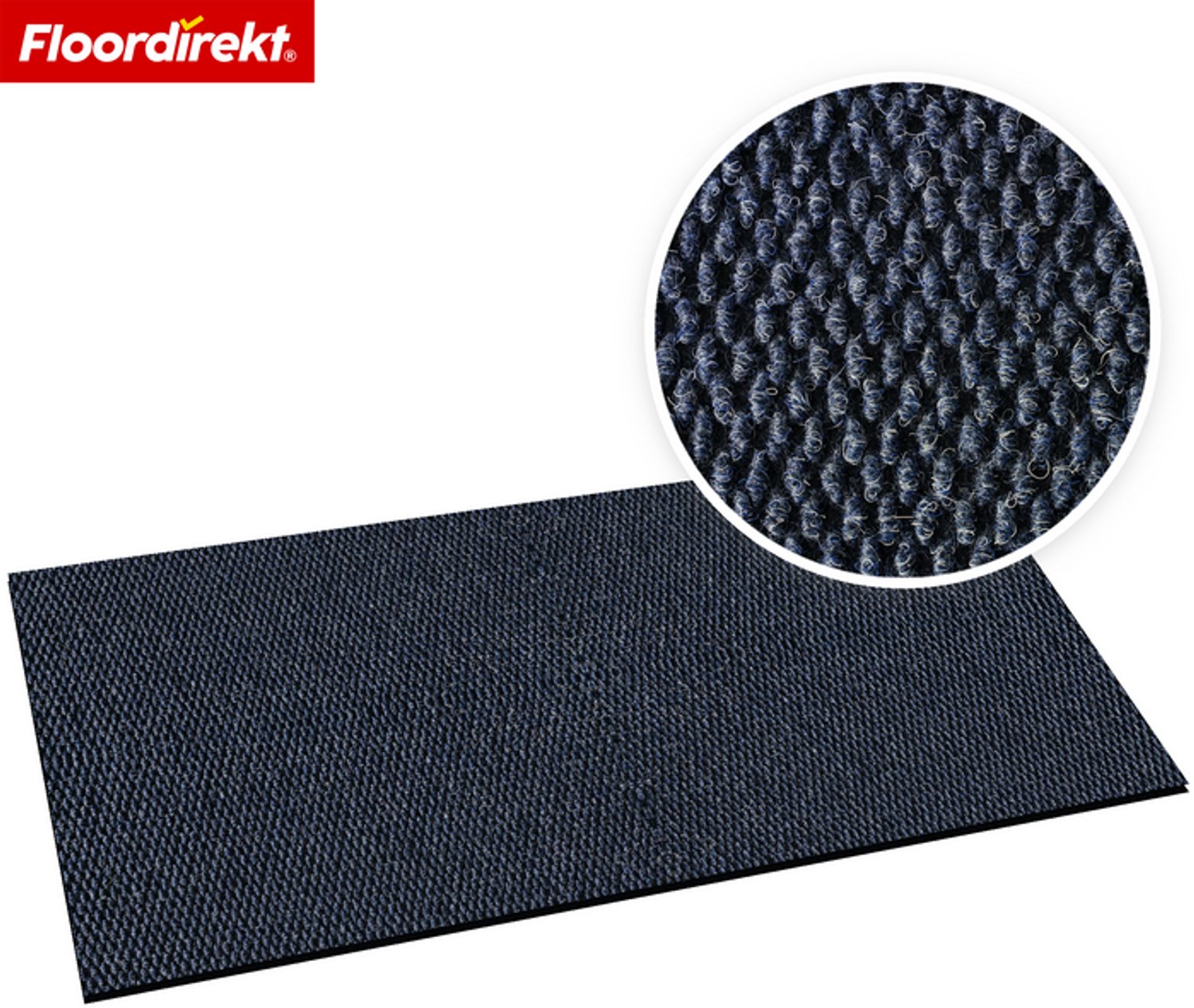 Floordirekt Hong Kong Pro Schoonloopmat - Antislip - Blauw - 67 x 150 cm