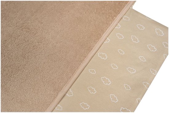 Snoozebaby Verschoonmatje - Opvouwbare mat voor onderweg 0-2 jaar - Gewatteerd - Dune Beige — afbeelding 5