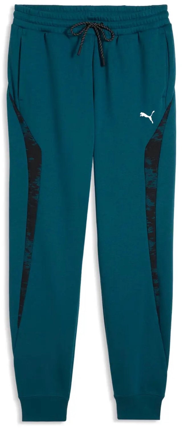 Geribbelde omgeslagen joggingbroek Puma Blauw
