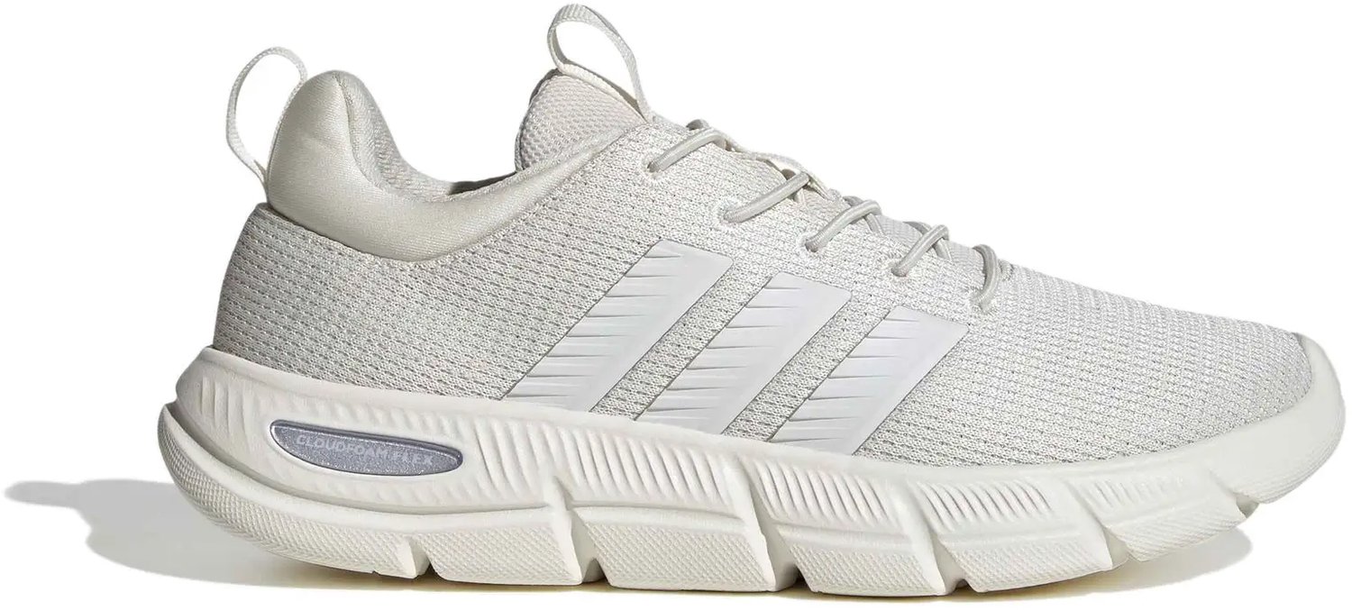 Dames sneakers met elastische veters adidas Cloudfoam Flex Cwhite/cwhite/msilve