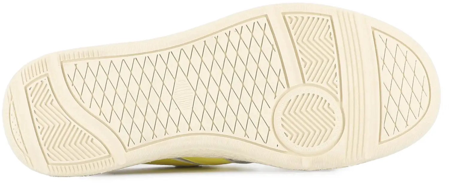 Leren sportschoenen Palladium Pallacup Flame Wit