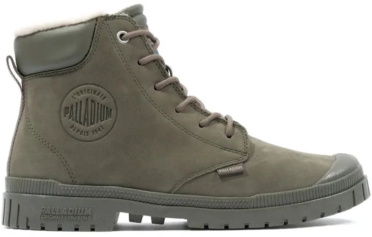 Schoenen Palladium Sp20 Cuff Lth Wp Wl Groen