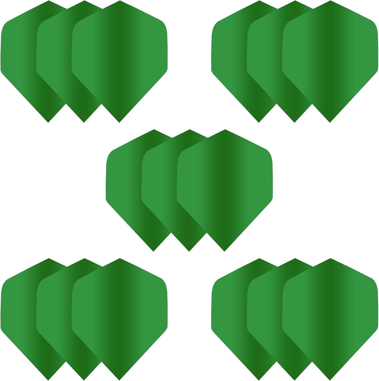 Dikke standaard dart flights in 5 kleuren, 15 stuks, ideaal voor dartspellen en recreatief gebruik