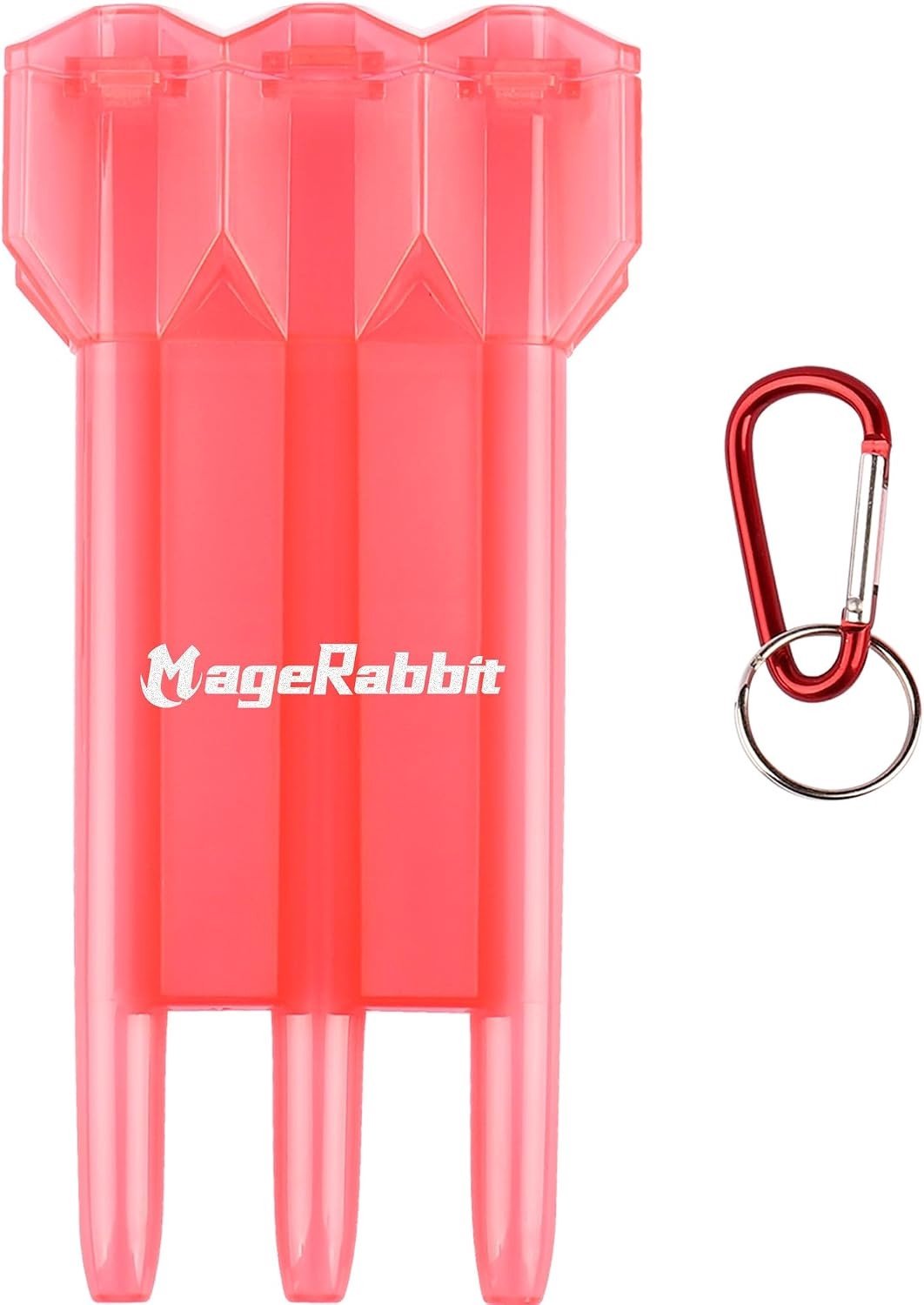 Dart Case Hard Shell voor 6 Darts met 3 Compartimenten en Translucent Design, Ideaal voor Sport en Toernooien