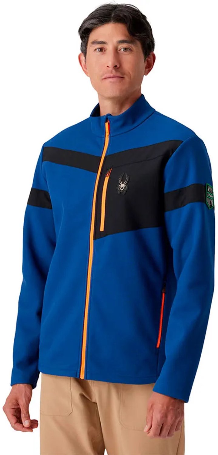 Spyder Wengen Fleece Met Volledige Rits Man Indigo