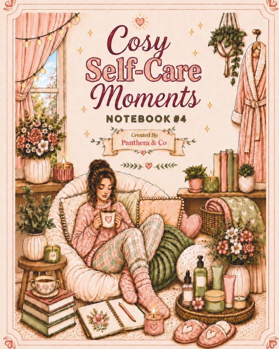 Gezellig notitieboek voor zelfzorgmomenten #4: een ontspannend dagboek met kleurpagina's voor notities, planning - ShopVlot