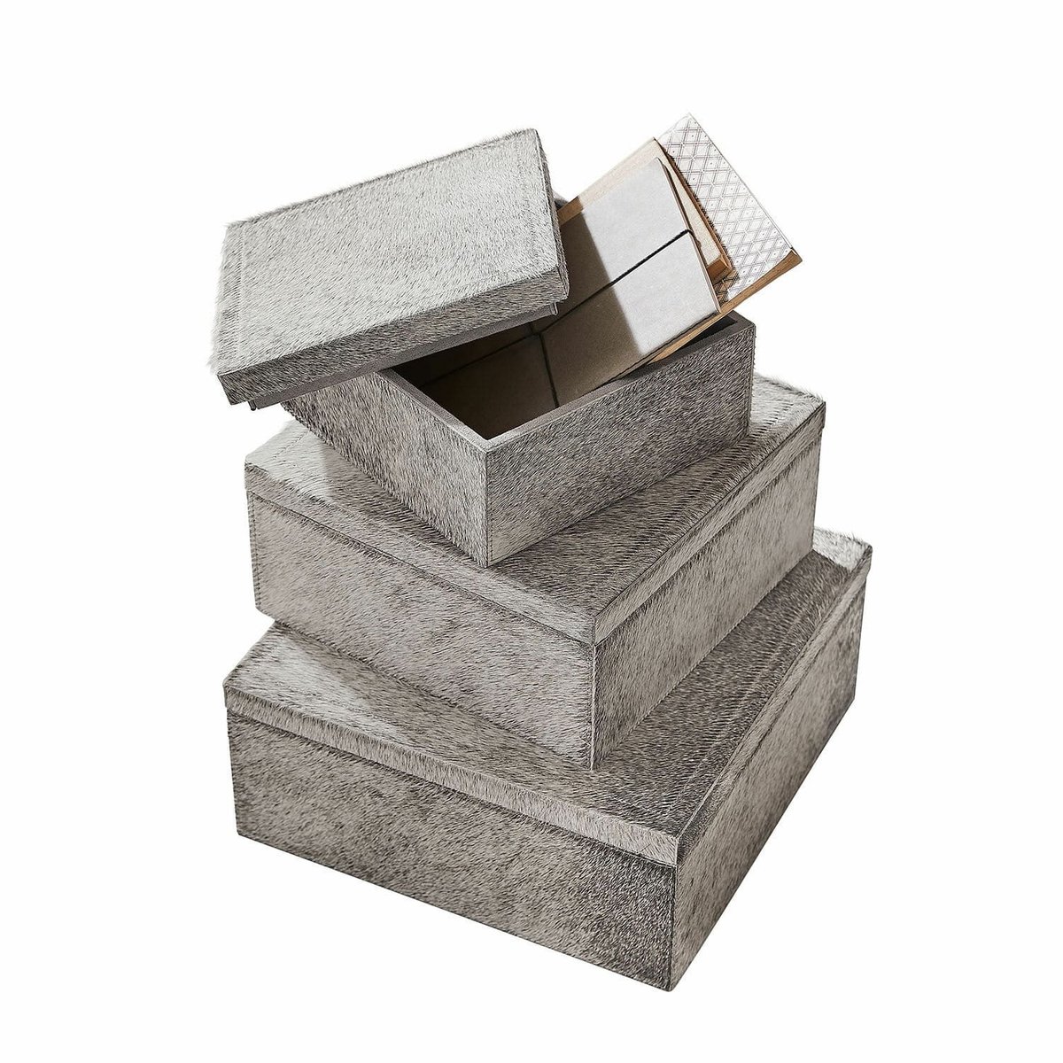 LOBERON Box set van 3 Kélisandre grijs