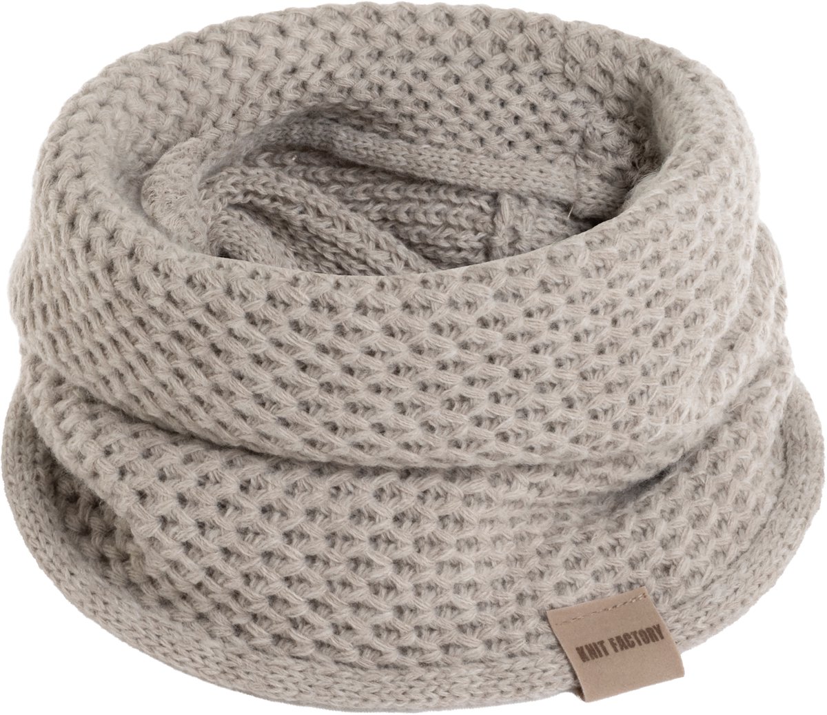 Knit Factory Enya Colsjaal - Iced Clay - One Size
