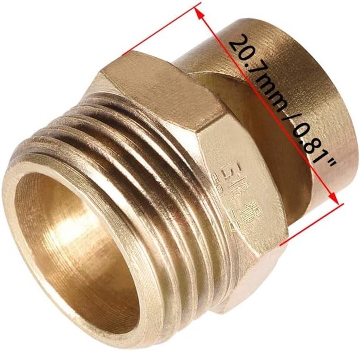 Pointe Floodjet 1/2 BSPT Messing Ventilator Plat Hoofddop - 170 Graden Brede Hoek 2 Stuks voor Tuin en Irrigatie