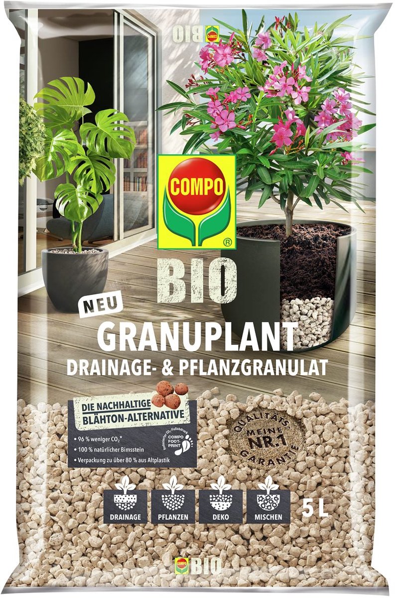 COMPO Granuplant drainage- en plantgranulaat 5 liter