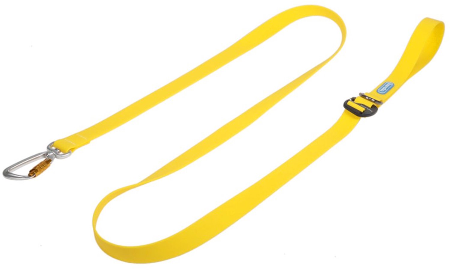 Hondenriem Boondog Joy 1,4 meter - hondenriem met PVC-coating, afwasbaar - Yellow - Maat L