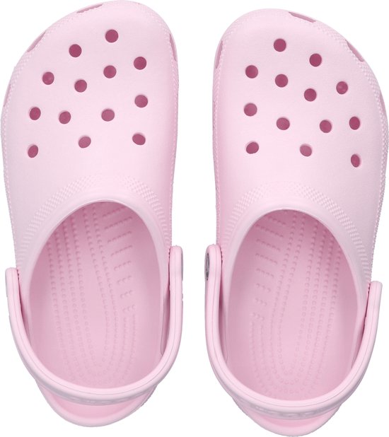 Bovenkant van roze Crocs