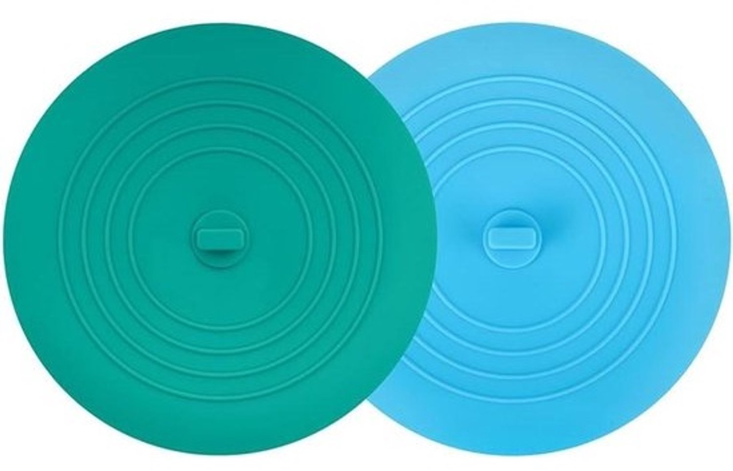 Badkuip Afvoerstop - Afvoerdeksel Keuken - Badkamer Keuken - Patent Aangevraagd - Diameter 15 cm - Groen Blauw