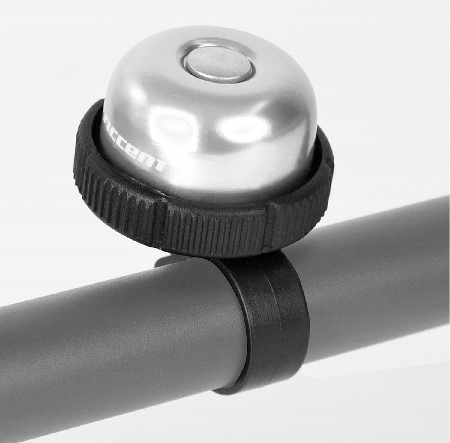 Accent Roll Fietsbel Aluminium Zilver - Lichtgewicht 25g
