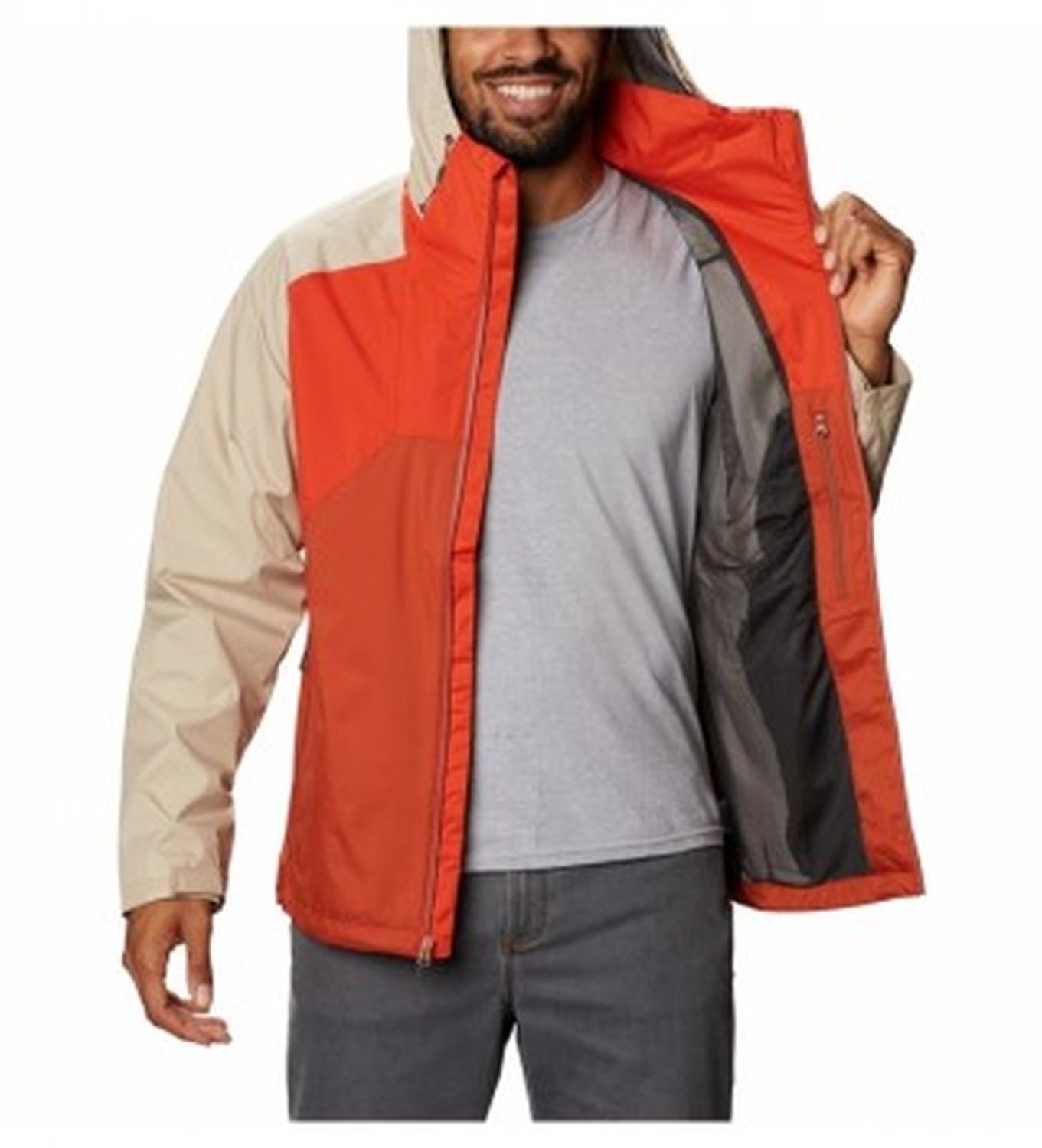 COLUMBIA Rain Scape Jacket Bonfire xl