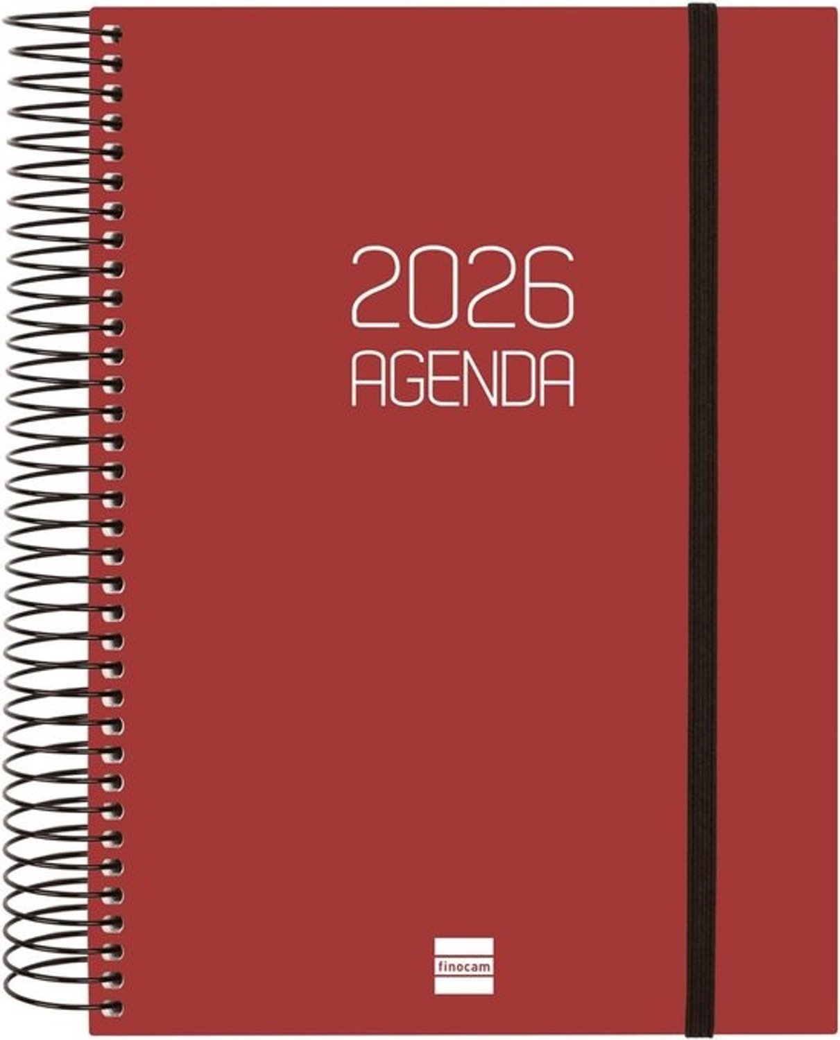 Weekplanner 2026 Plat Spiraal - Jaaroverzicht Januari t/m December - A5 Formaat