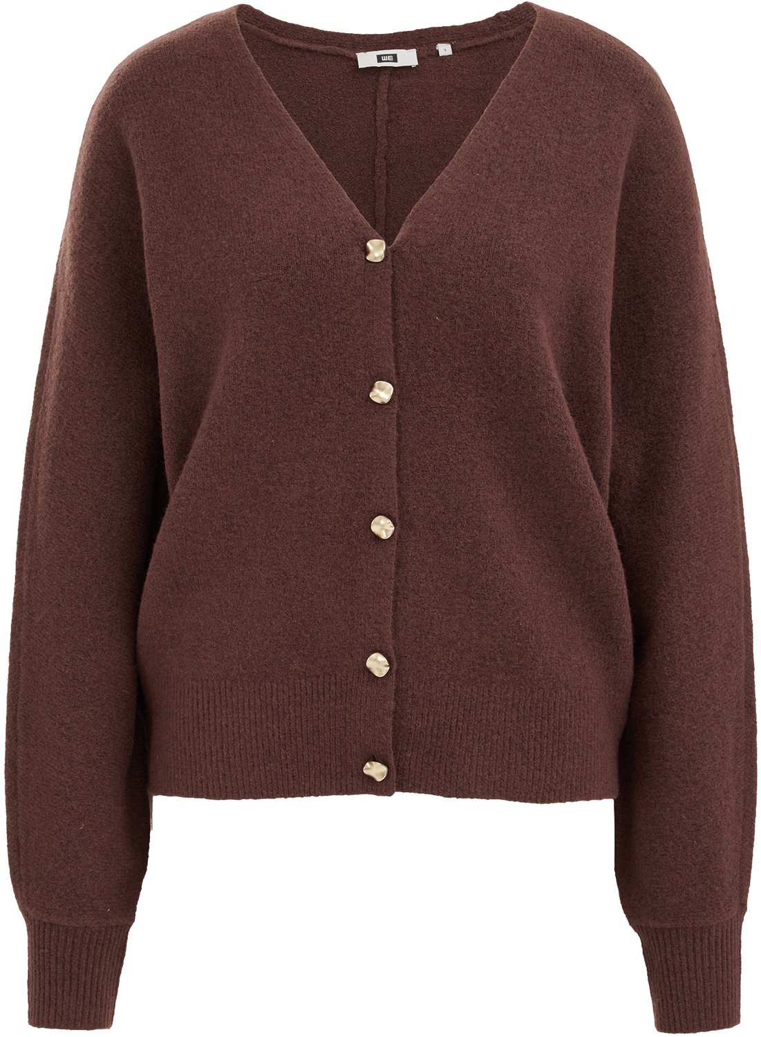 WE Fashion Dames fijngebreid vest van wolmix