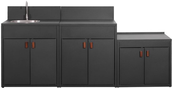 sweeek - Buitenkeuken 3 modules van staal - thira van Sweeek — afbeelding 2