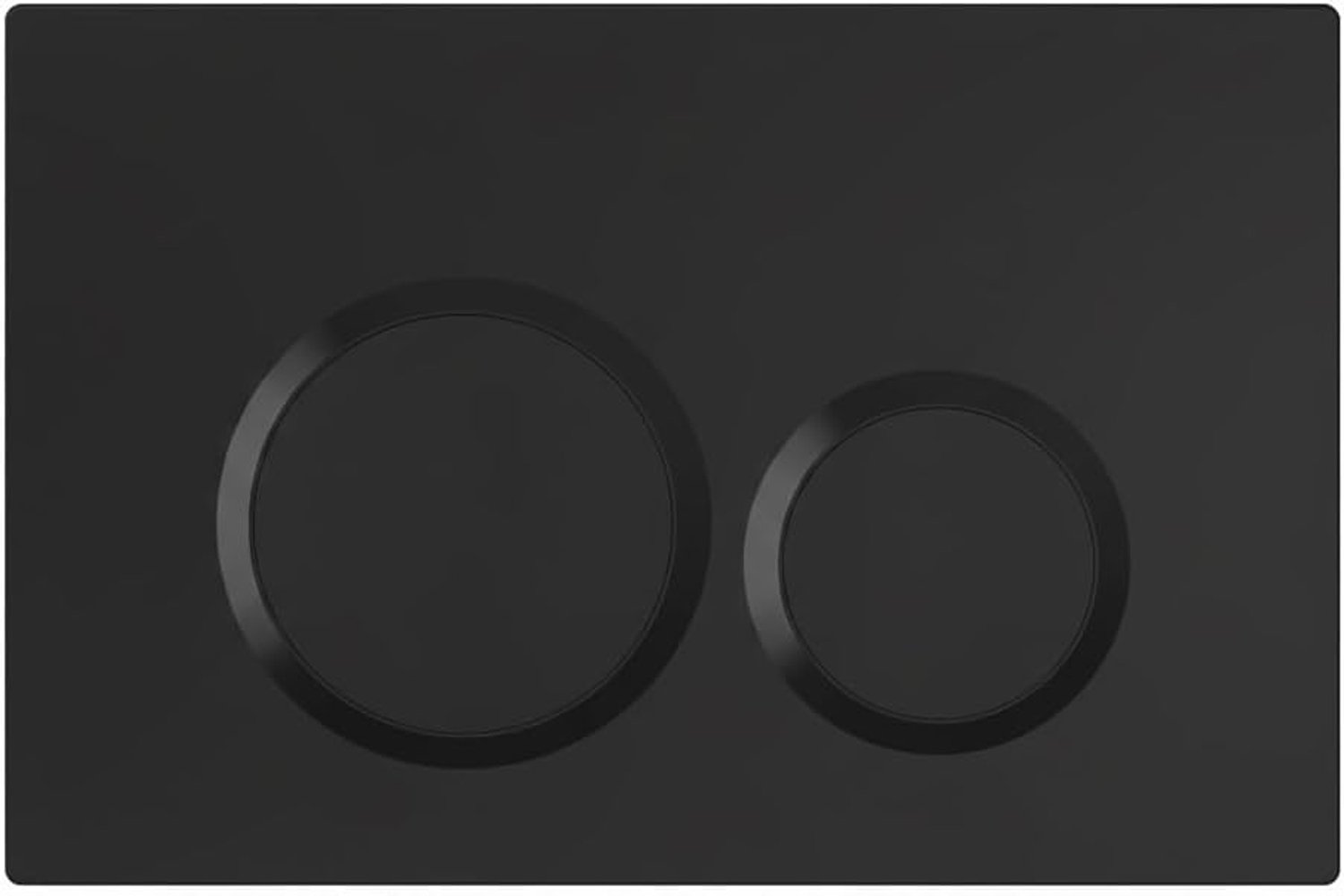 drukplaat 256 x 164 mm - matte zwarte afwerking - moderne uitstraling - perfect passend voor Geberit Sigma UP 320 - ShopVlot