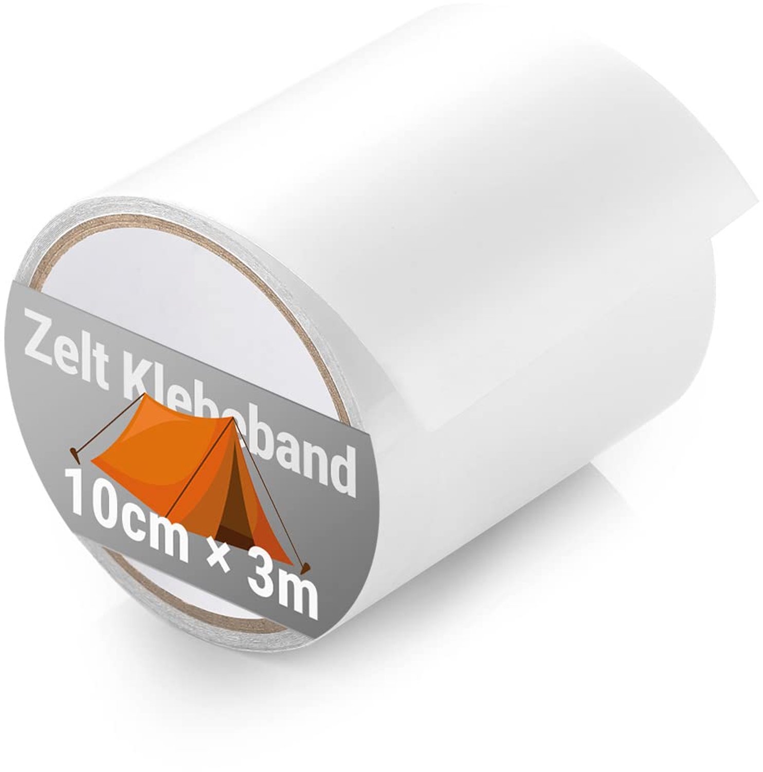 Ecoo Tenttape, plakband, reparatietape, transparant, waterdicht, professioneel voor PVC-coate luifels, parasolen, paviljoens, parties, patches