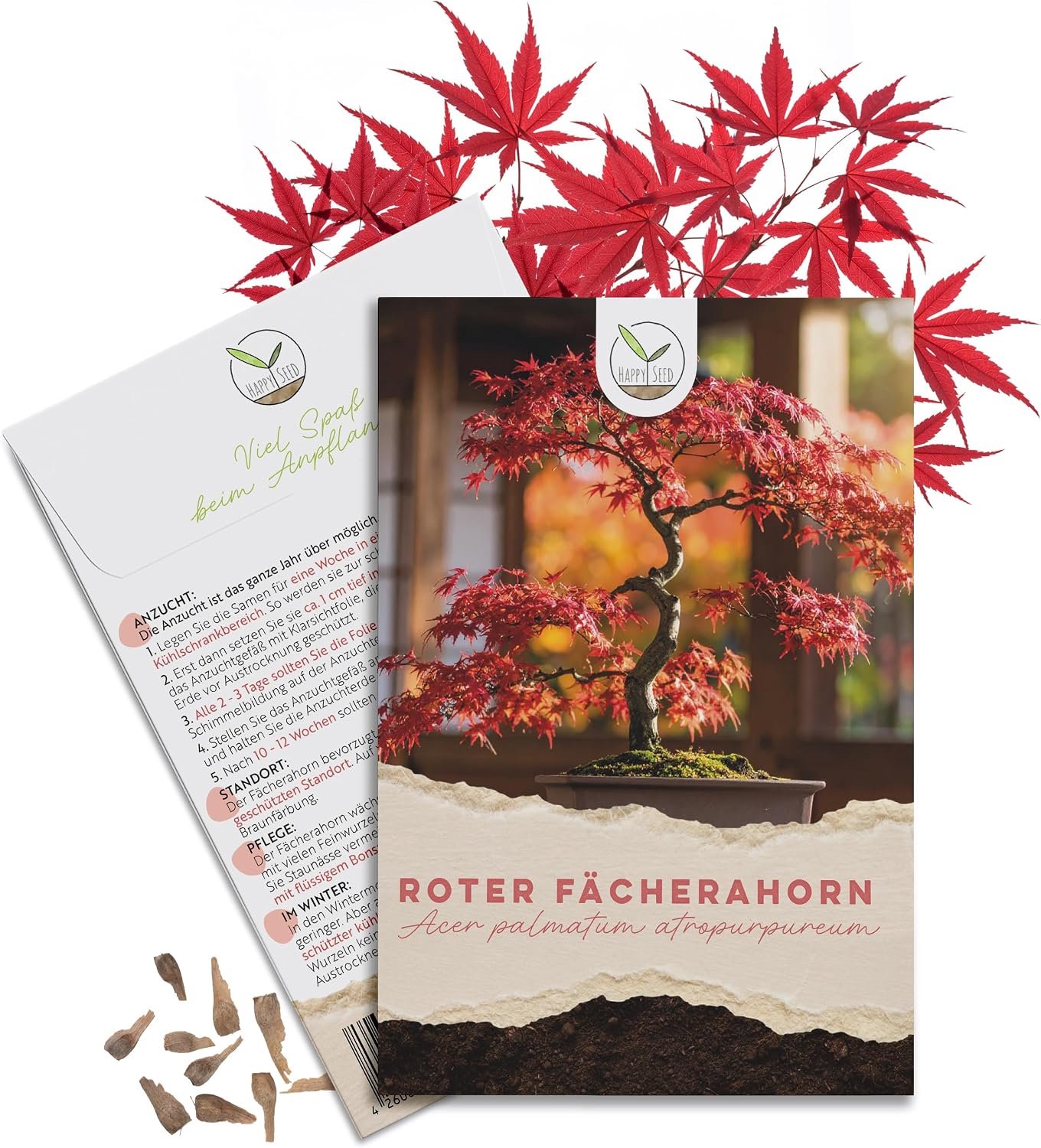 Bonsai zaden set - 5 soorten - hoge kiemkracht - creëer uw eigen bonsai - Vemera