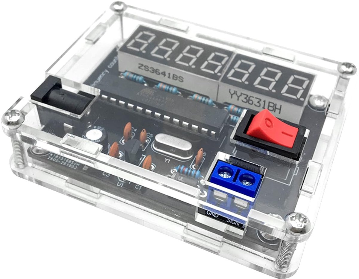 0.45Hz-10MHz Digitale Frequentie Meter, Automatische Bereik Conversie Frequentie Teller VR Frequentie met Shell Cymometer DIY Kit