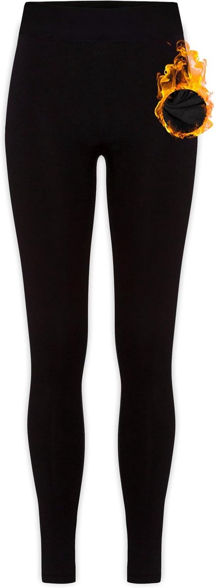 legging voor dames met fleece (1-3 stuks)