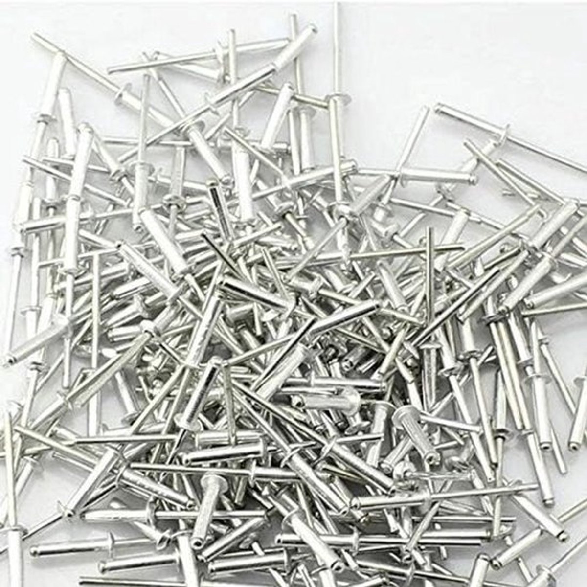 Aluminium Popklinknagels - Blindklinknagels Grote Flens - Bevestigen Plaatmetaal - Koepelkop Open Uiteinde - 50 stuks 32 x 13 mm