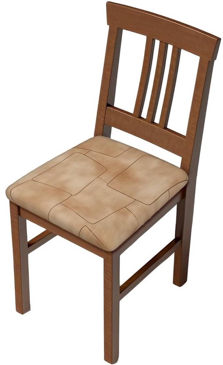 Stoelhoezen Set - Stoelkussenhoezen Meubelhoezen - Eetkamer Decoratie - Zachte Stretch Stof - 35-48cm - C