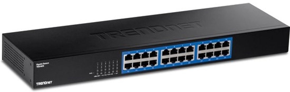 Gigabit Netwerk Switch 24 Poorten 19 inch Metaal Montage