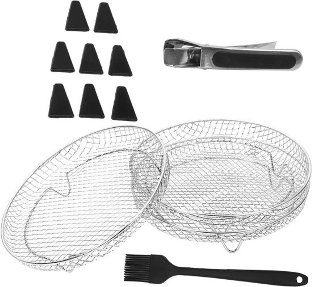 Airfryer Accessoires Set - Luchtfriteuse Kookrek - Gezond Koken - Precisie Oliefilter - 20x20x95 cm - Multi