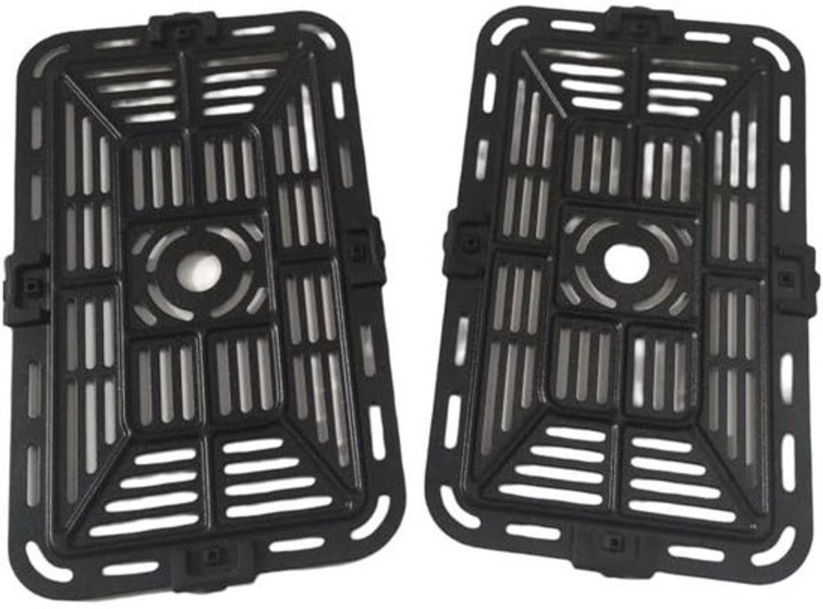 Bakplaten met rooster - Reserveonderdelen Airfryer - Maaltijden bereiden - Originele set - 248 x 148 cm - Zwart