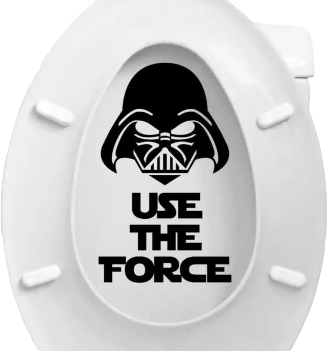 Vader Sticker voor wc-deksel 25x15 vinyl transferfolie