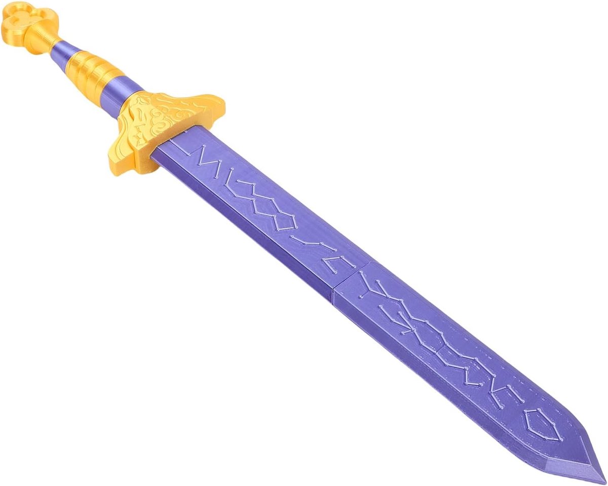 3D-printen Zwaard Speelgoed, Rollenspel Zwaard PLA Cosplay Prop met Prachtige Details en Realistische Uitstraling, voor Collectie Festival Vakantie Fotografie