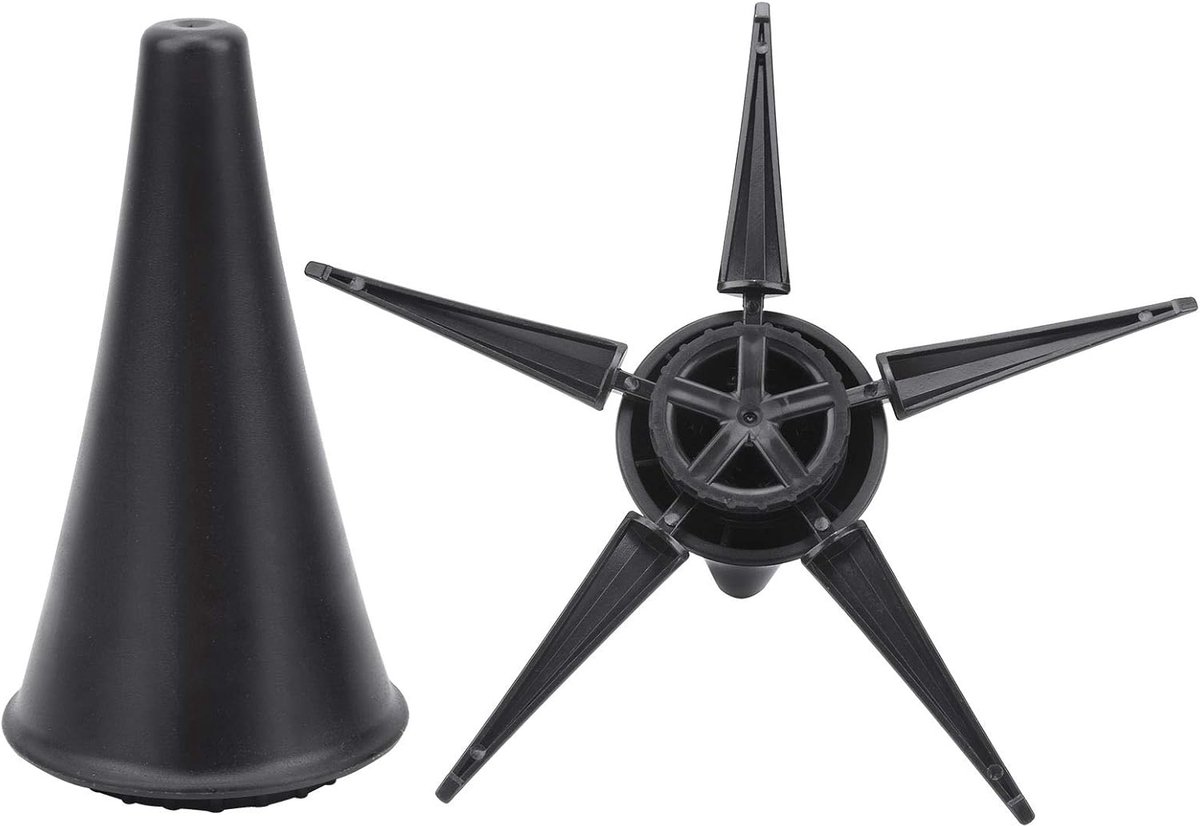 Opvouwbaar Blaasinstrumentenrek Klarinetstatief 5-poots Fluitbeugel Accessoire voor Blaasinstrumenten