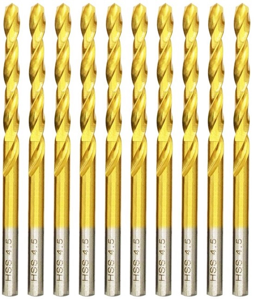 HSS Titanium Metaalboren Set Roestvrij Staal Professioneel DIN 338