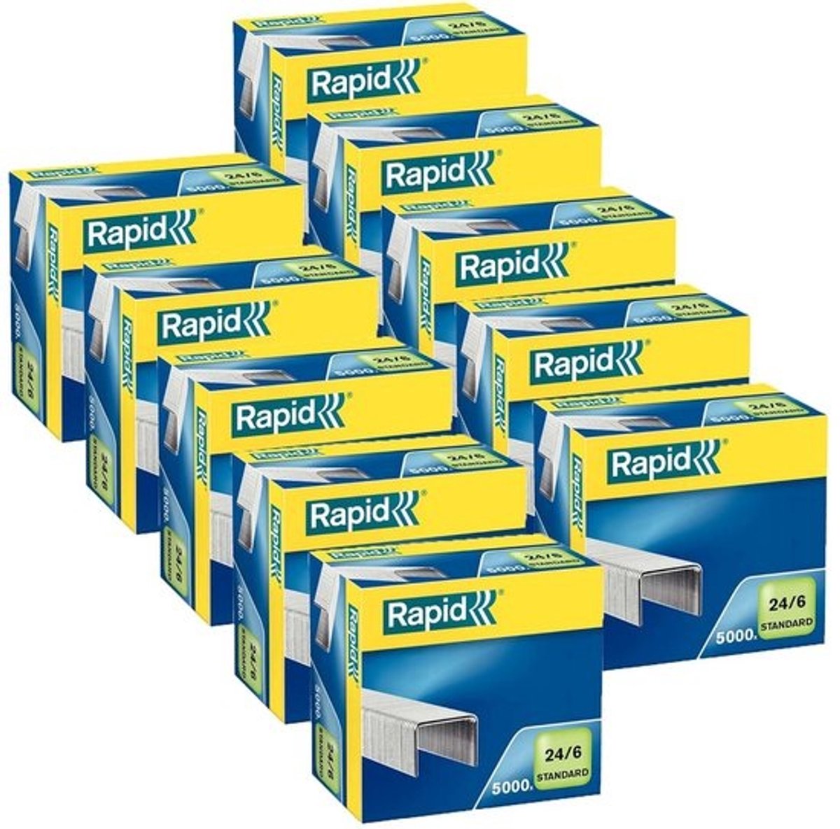 Staples 24/6 mm Standaard Gegalvaniseerd (50.000 Stuks)