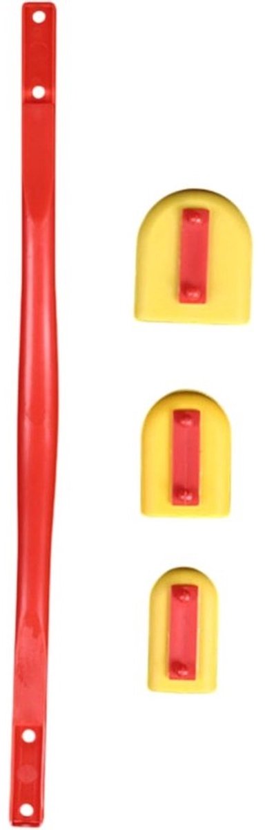 Voegenafsluitgereedschap Set - Kit gladmaken - Afwerking Tegels - Verstelbare Koppen - Diverse Maten - Grijs