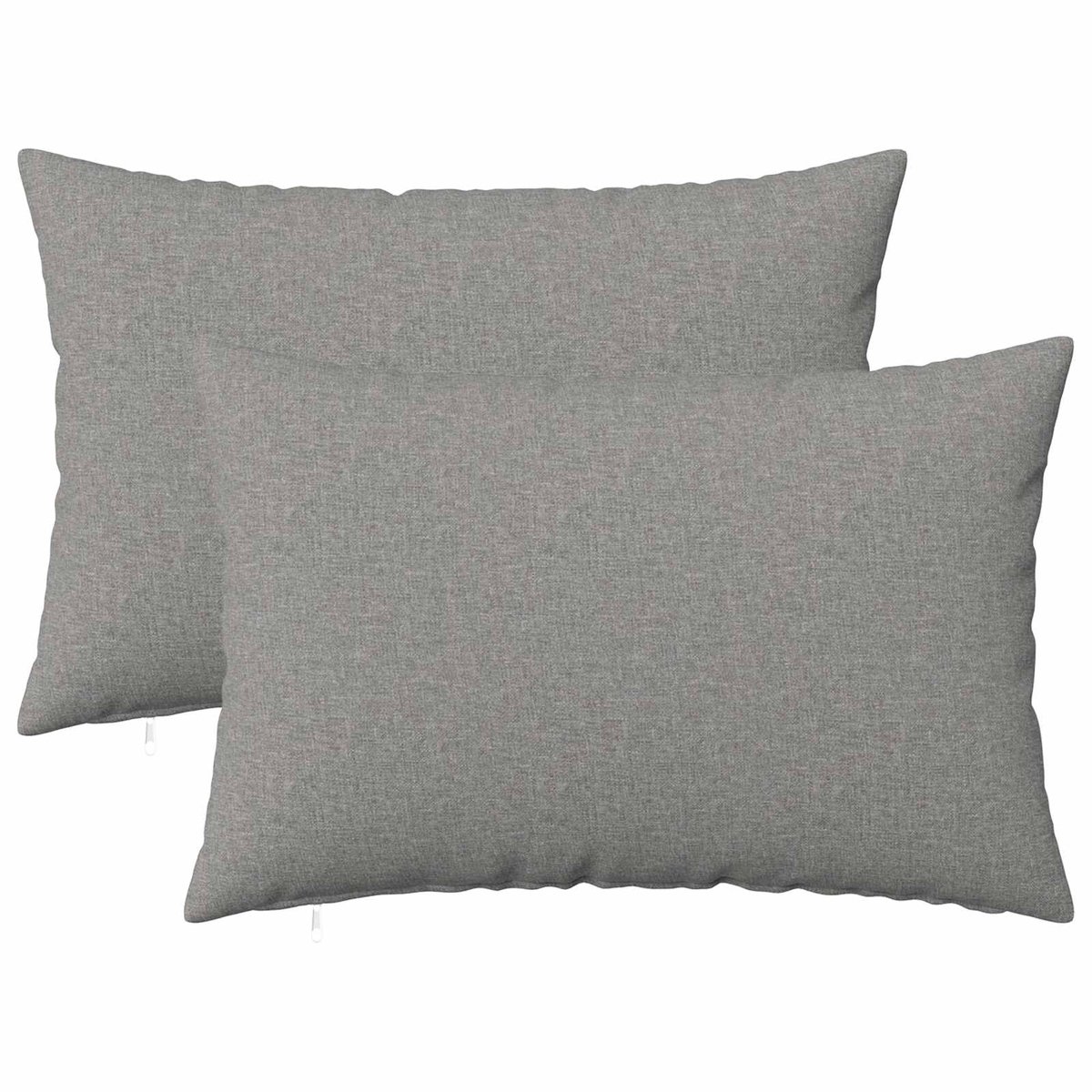 vidaXL Dekenkussen - 2 - st - HEERLEN - Wolkgrijs - 50 - x - 80 - cm - Stof Wolkengrijs