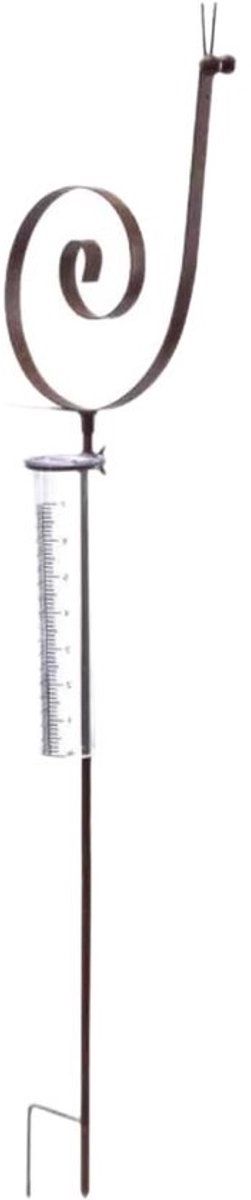 Regenmeter Tuin - Neerslagmeter Buiten - Tuinonderhoud Meten - Roestvrij Metaal ABS - 93 cm Hoog - Groen