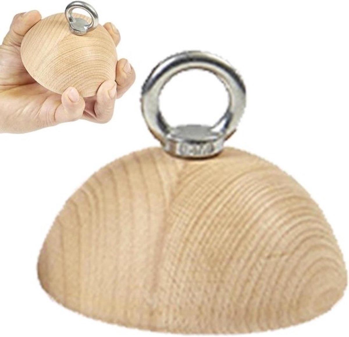 Pull-up Handgrepen - Grip Ballen - Kracht Training - Antislip Hout - 75 cm - Niet gespecificeerd