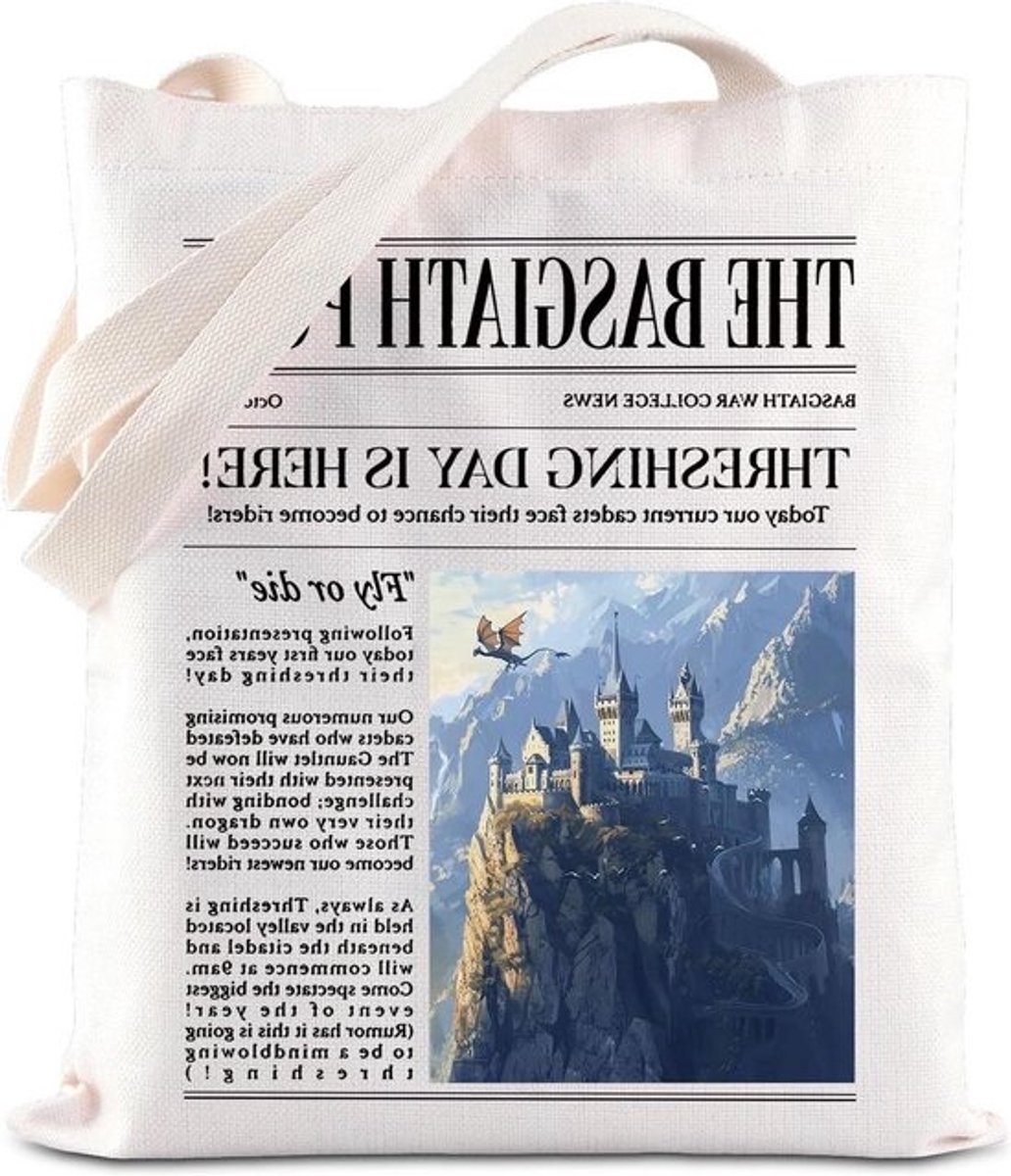 Handtas - Schoudertas Tote Bag - Boodschappen Dragen - Hoogwaardig Canvas - 17 x 1 x 21 cm - Niet gespecificeerd