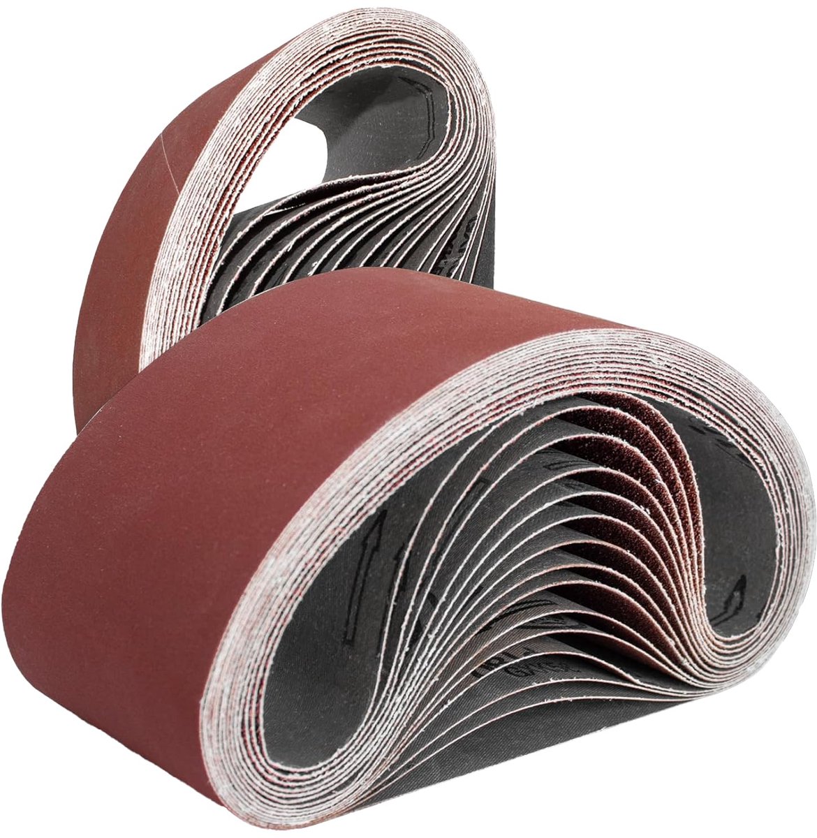 Banden 75 x 510 mm. voor schuren, vijlen, slijpen en ontroesten Korrel 80