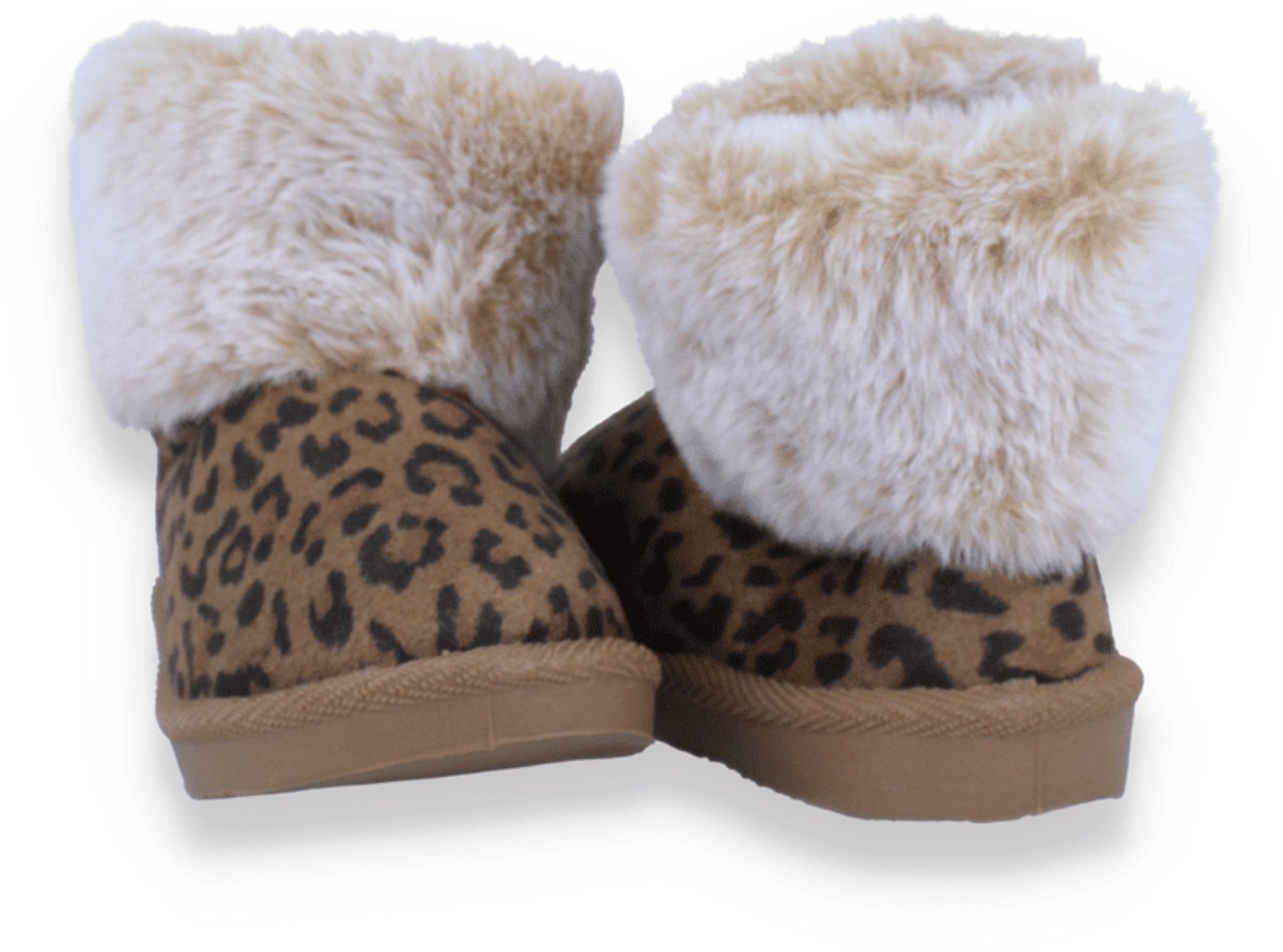 Mode-mania Meisjes Enkellaars | Leopard | Maat: 27
