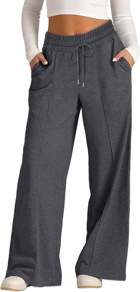 Broeken Baggy - Outdoor Lounge Sweatpants met Losse Tunnelkoord en Zakken