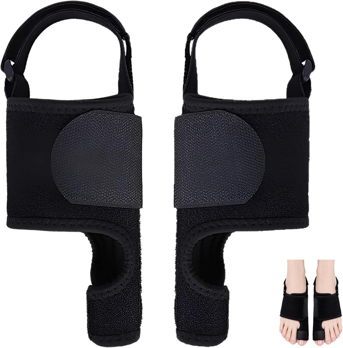 Hallux Valgus Correctie Beugel, Ademend & Verstelbaar, Pijnverlichting, 2 Stuks