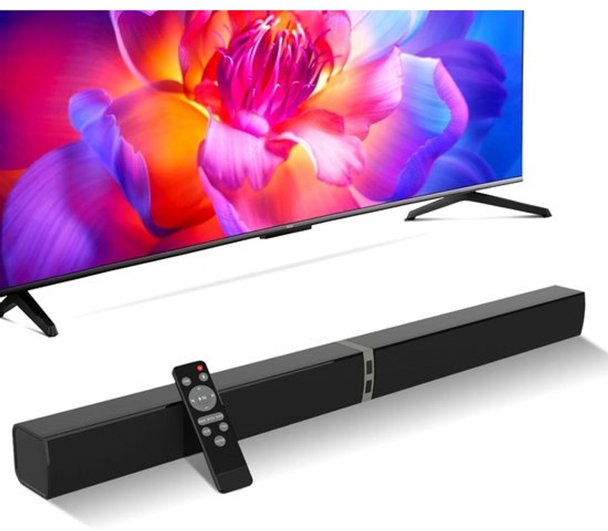 Soundbar met Bluetooth - TV Luidspreker - Thuisbioscoop Geluid - Afneembaar 2-in-1 Ontwerp - 78.74 cm - Zwart